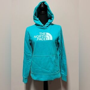 NORTH FACE Turquoise HOODIE Sweatshirt